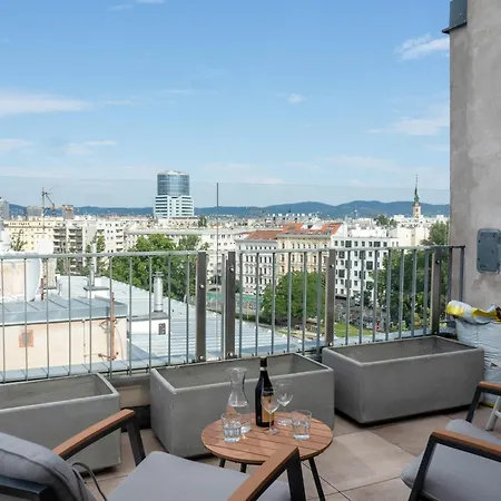Ferienwohnung 360 View Loft 3 Wien Exterior foto